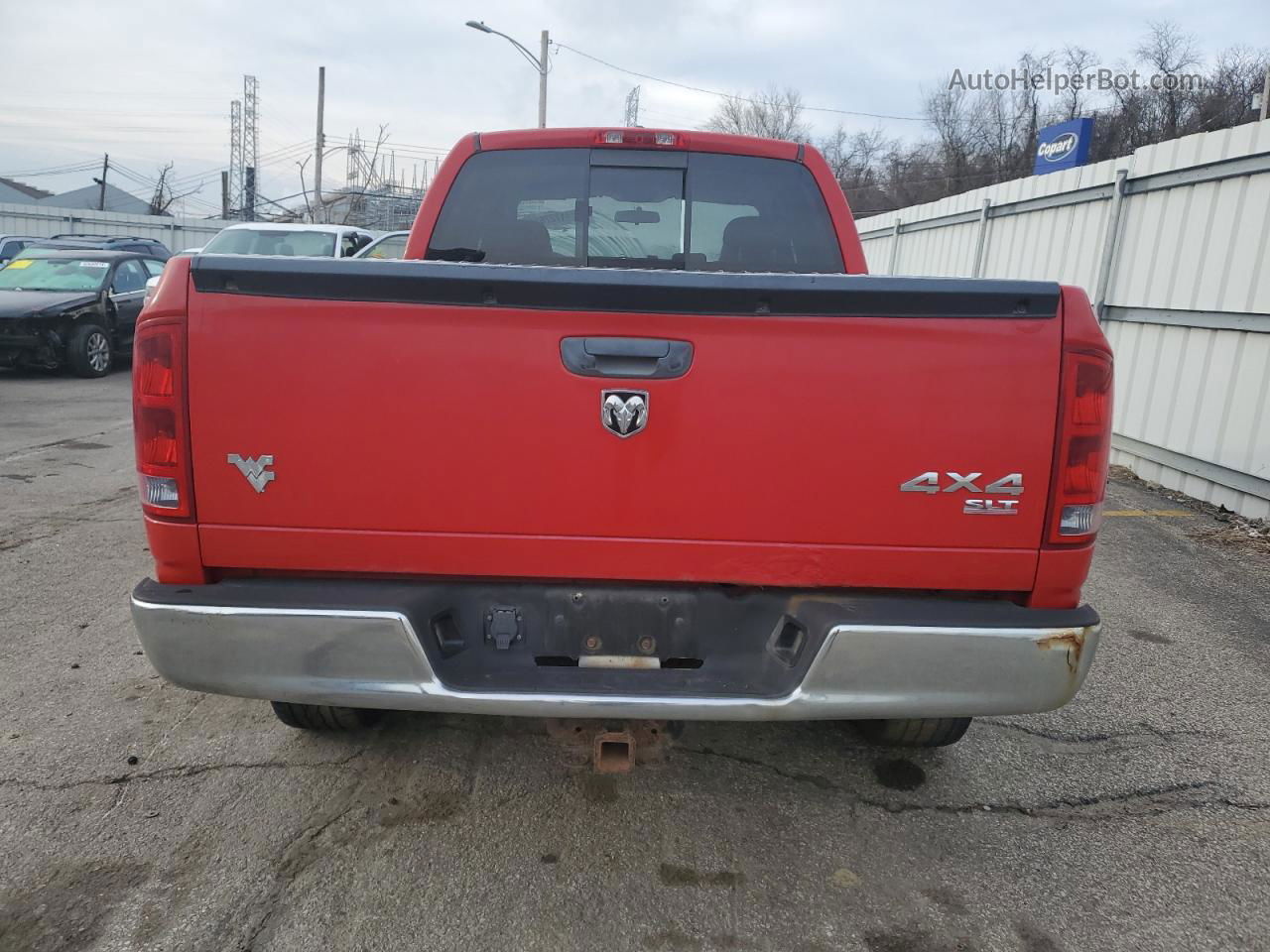 2006 Dodge Ram 1500 St Red vin: 1D7HU18N36S663126