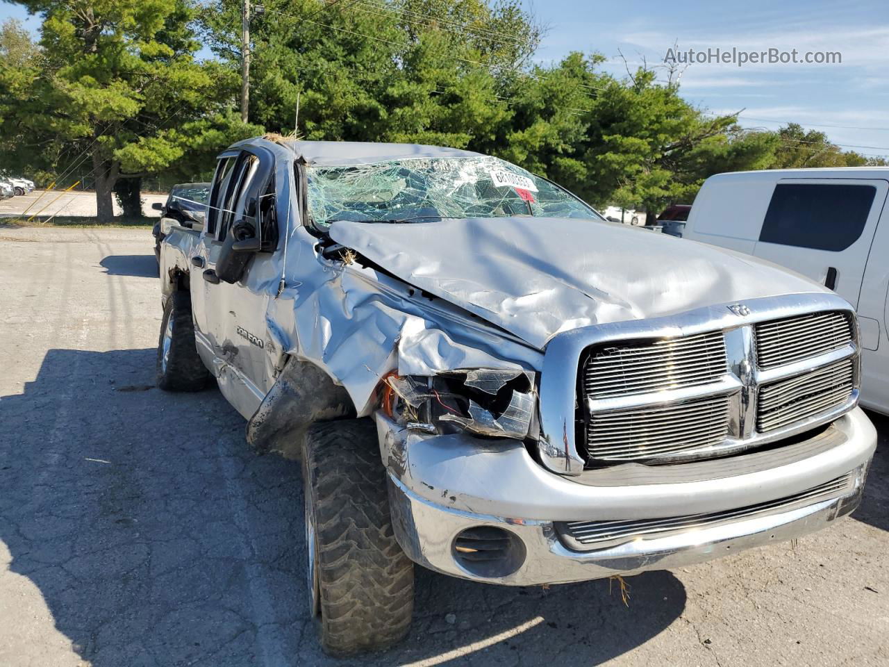 2005 Dodge Ram 1500 St Silver vin: 1D7HU18N45S132709