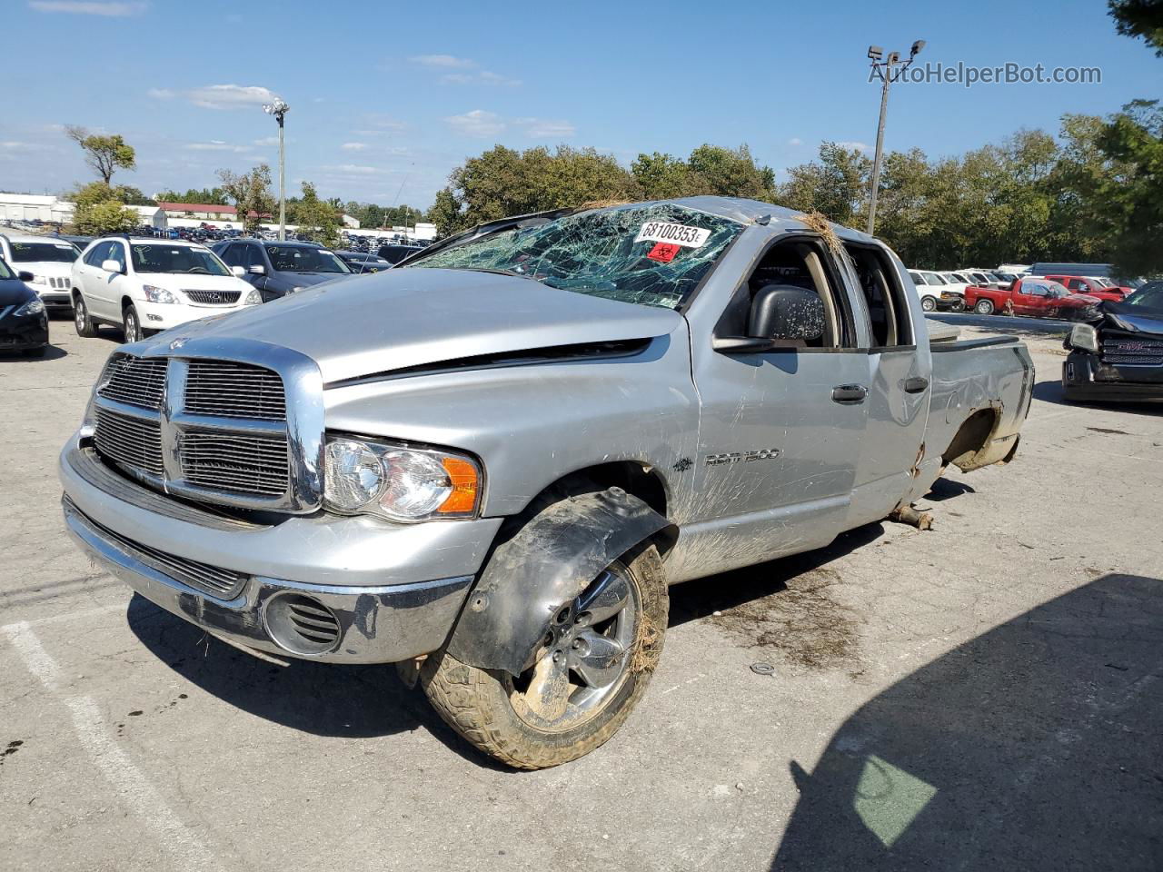 2005 Dodge Ram 1500 St Silver vin: 1D7HU18N45S132709