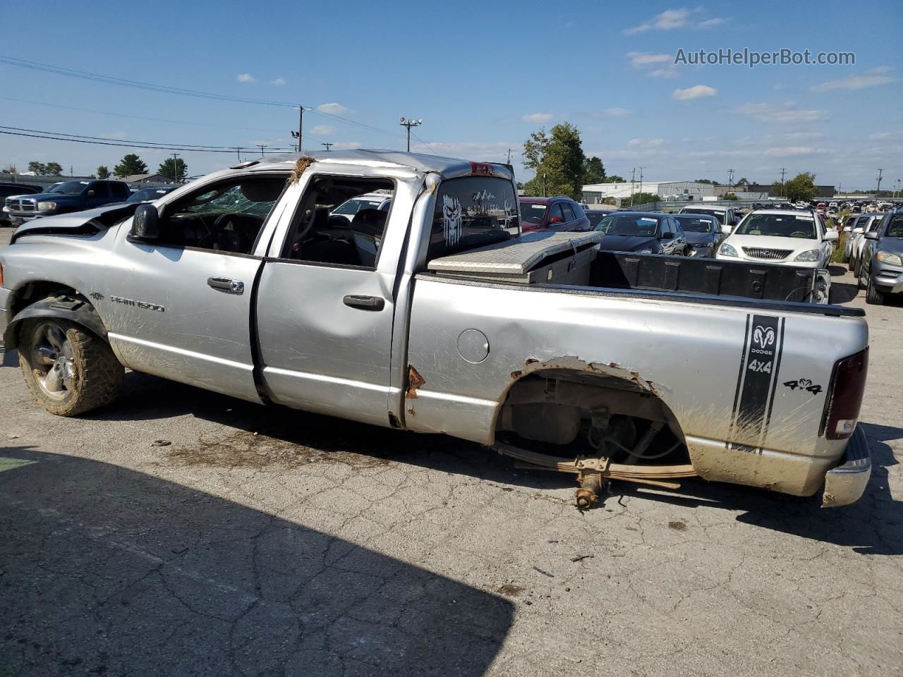 2005 Dodge Ram 1500 St Silver vin: 1D7HU18N45S132709