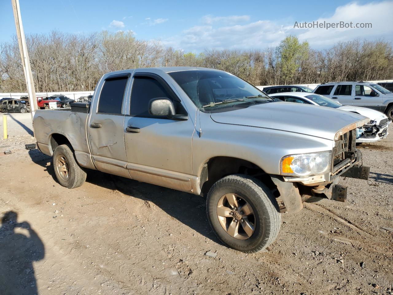 2005 Dodge Ram 1500 St Silver vin: 1D7HU18N55J540397