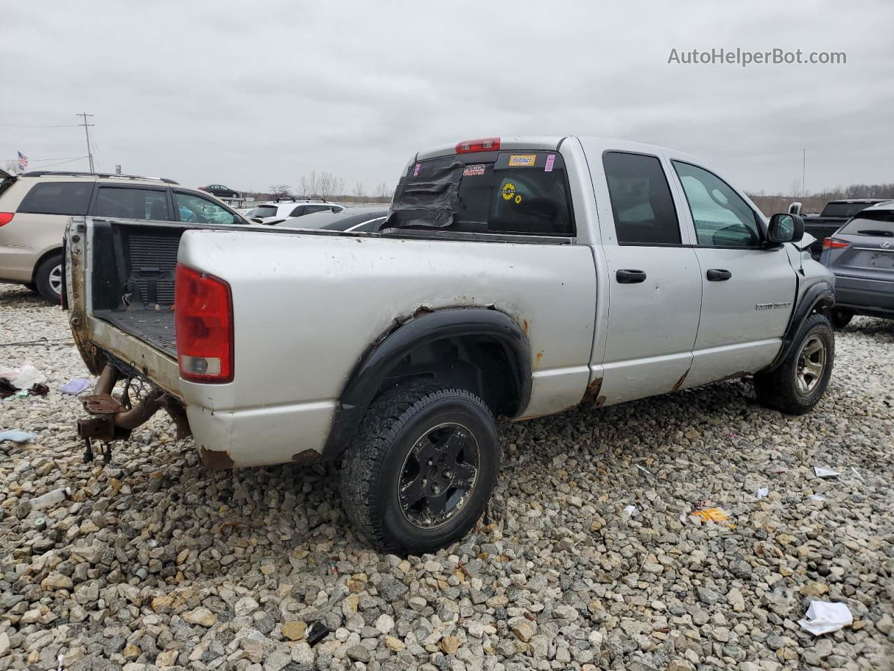 2005 Dodge Ram 1500 St Серебряный vin: 1D7HU18N55J614806