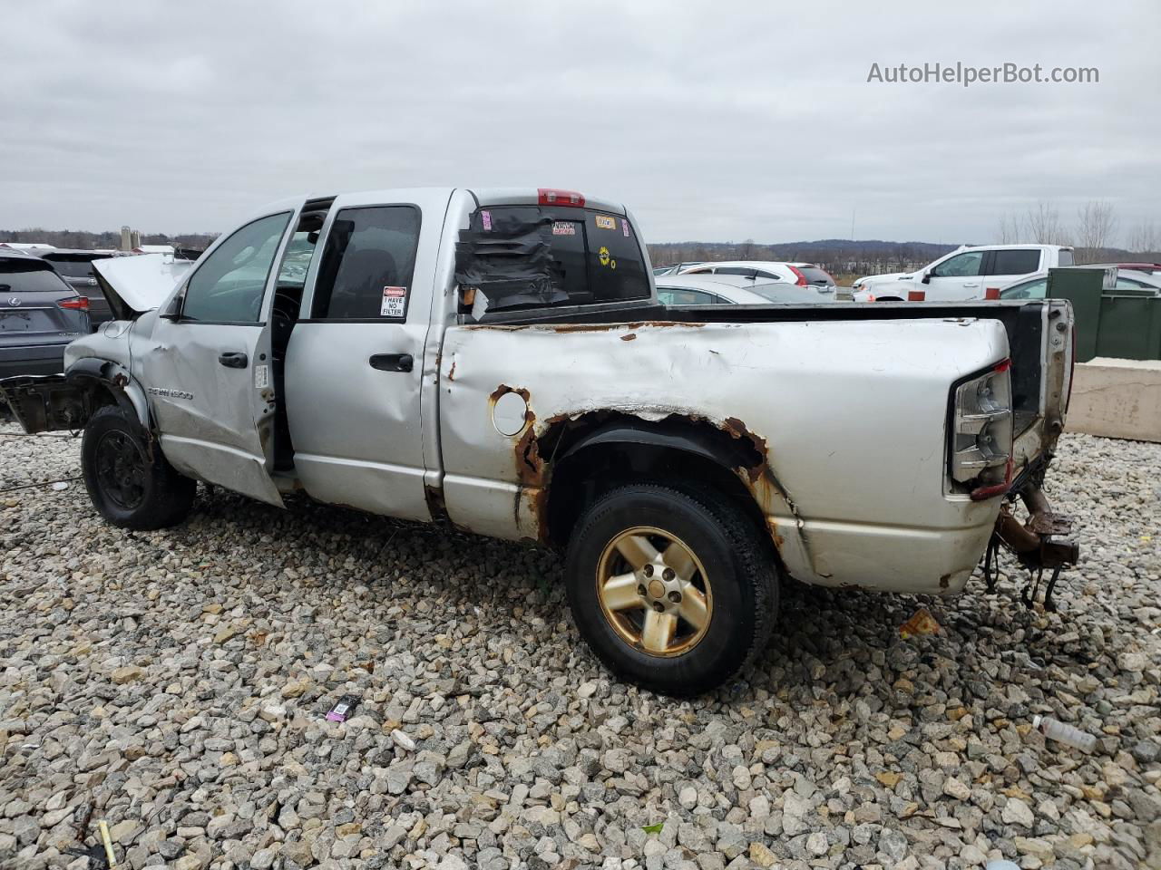 2005 Dodge Ram 1500 St Серебряный vin: 1D7HU18N55J614806