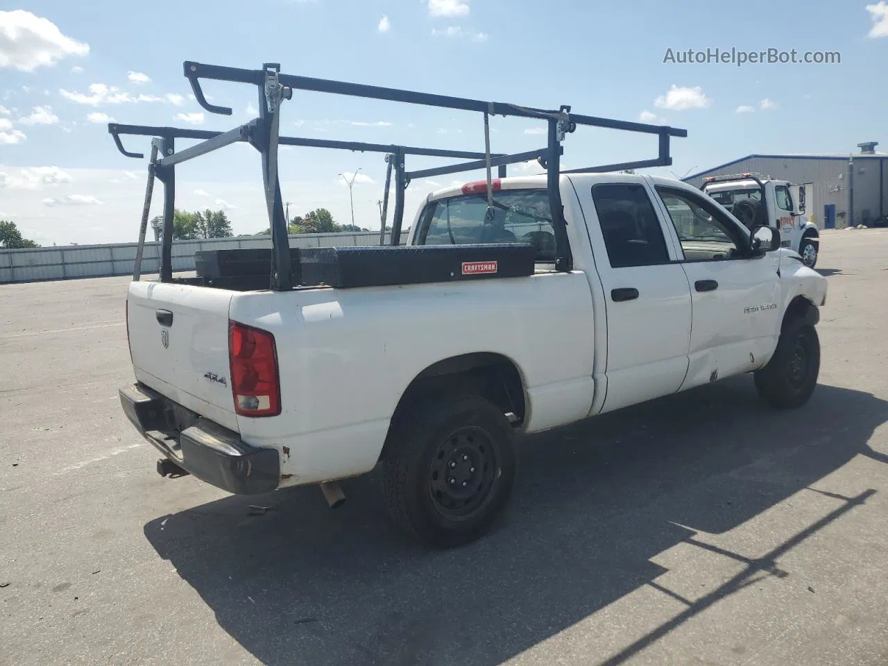 2005 Dodge Ram 1500 St White vin: 1D7HU18N75J612314