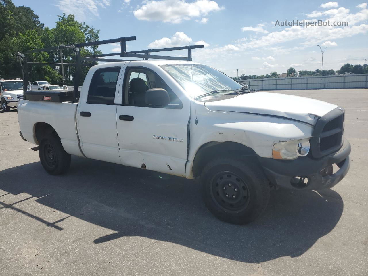 2005 Dodge Ram 1500 St White vin: 1D7HU18N75J612314