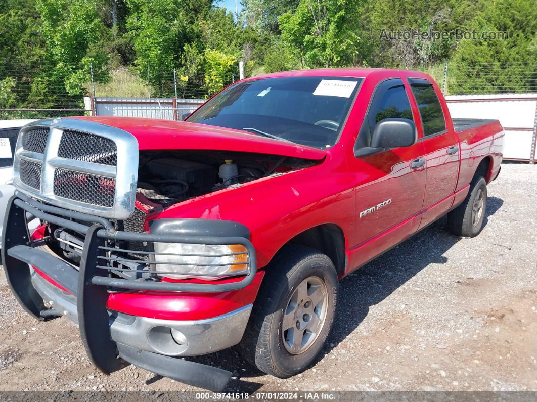 2005 Dodge Ram 1500 Slt/laramie Red vin: 1D7HU18N75S346495