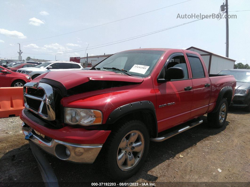 2005 Dodge Ram 1500 Slt Красный vin: 1D7HU18N95S274800