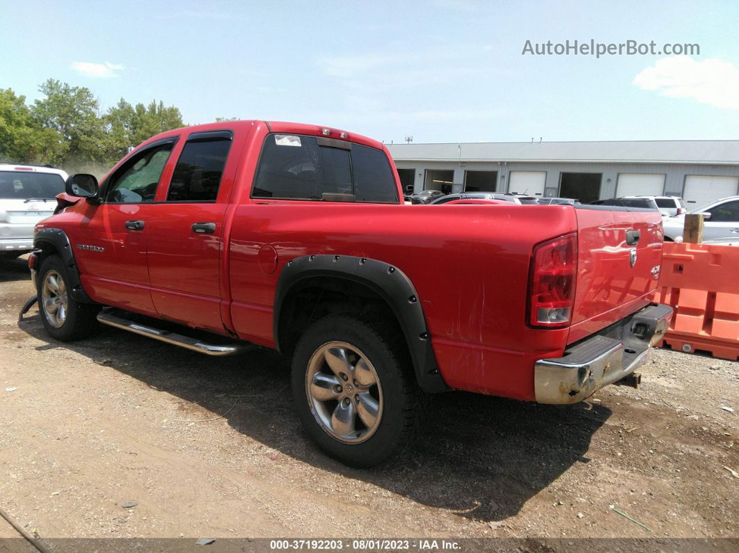 2005 Dodge Ram 1500 Slt Red vin: 1D7HU18N95S274800