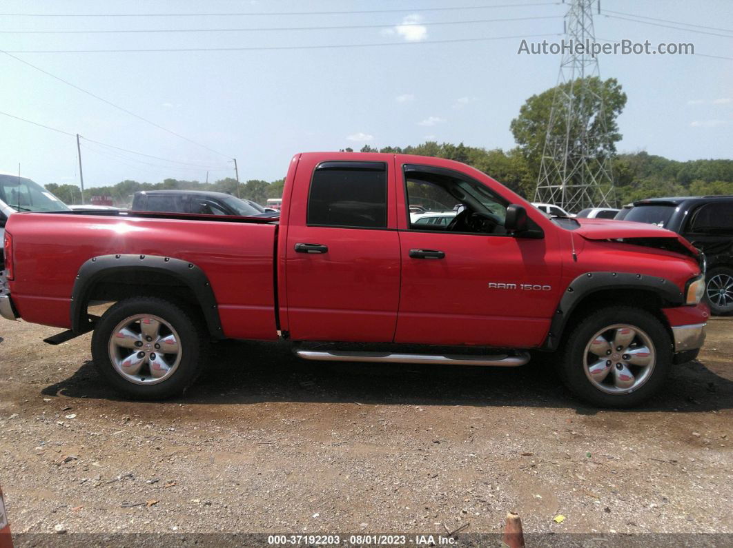 2005 Dodge Ram 1500 Slt Red vin: 1D7HU18N95S274800