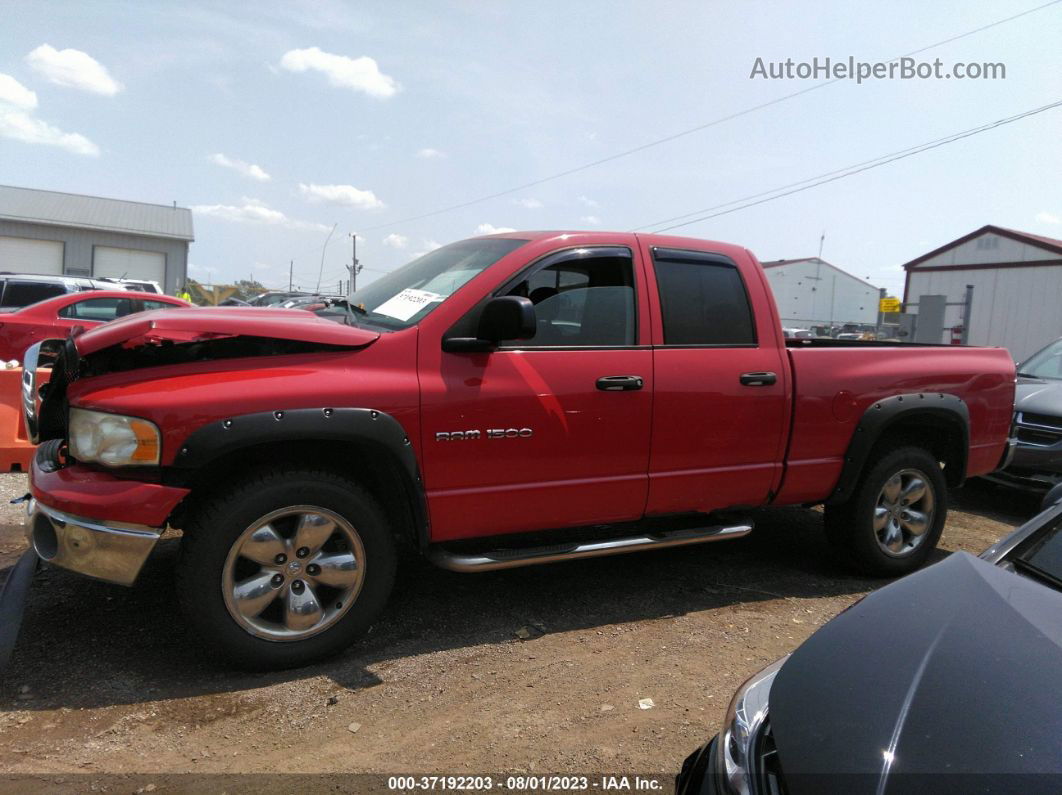 2005 Dodge Ram 1500 Slt Красный vin: 1D7HU18N95S274800