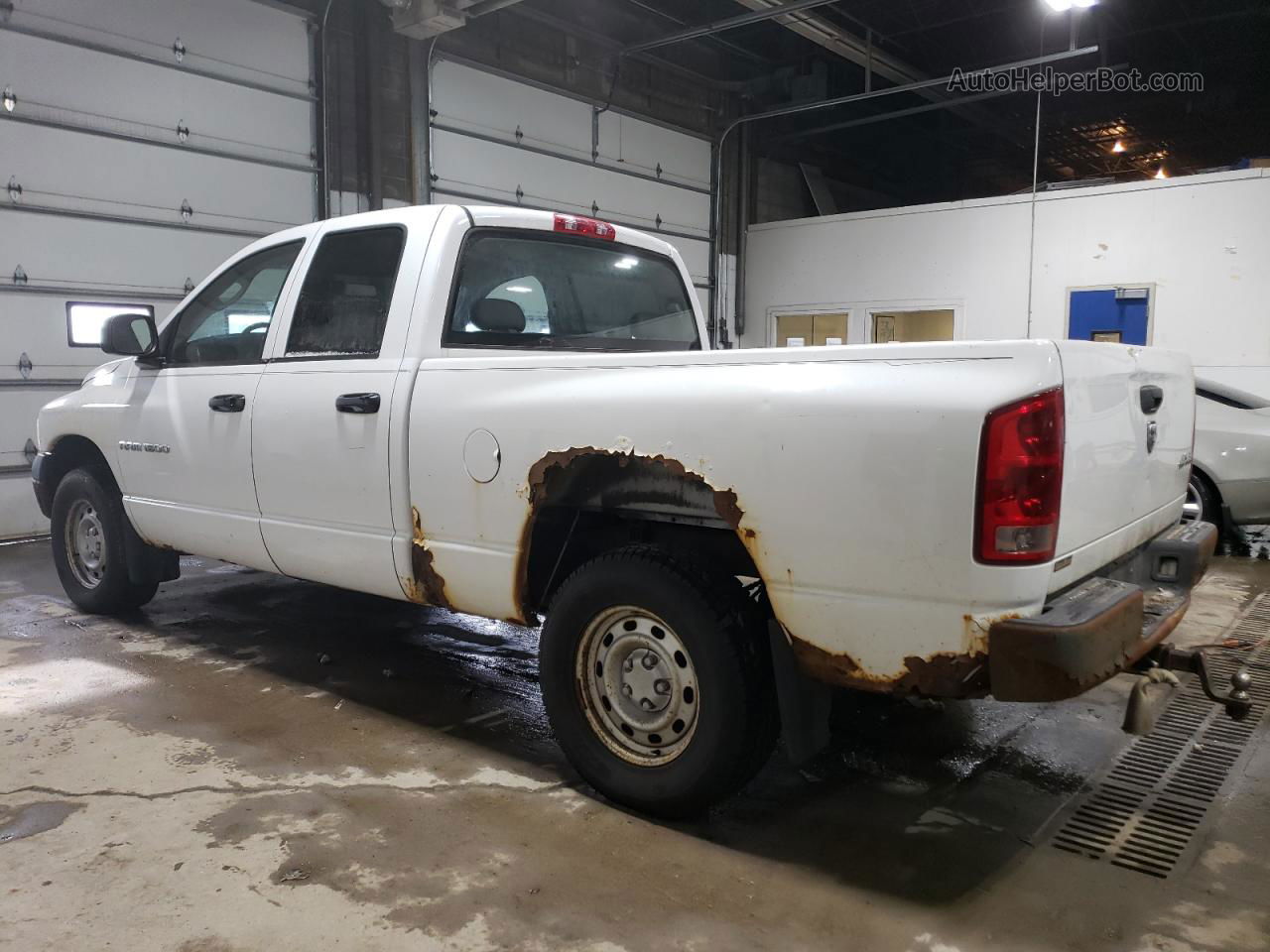 2005 Dodge Ram 1500 St White vin: 1D7HU18P35J612036