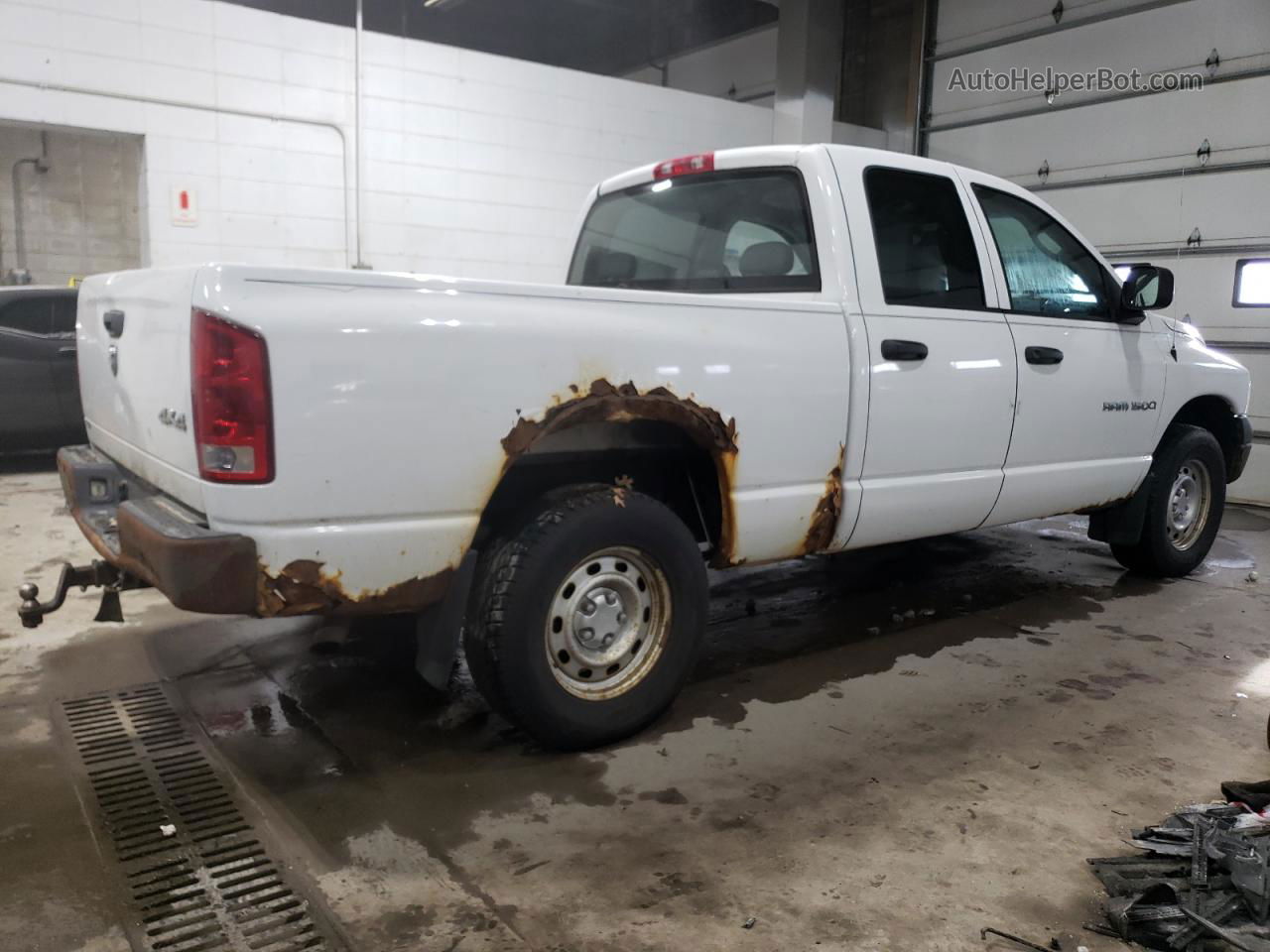 2005 Dodge Ram 1500 St White vin: 1D7HU18P35J612036