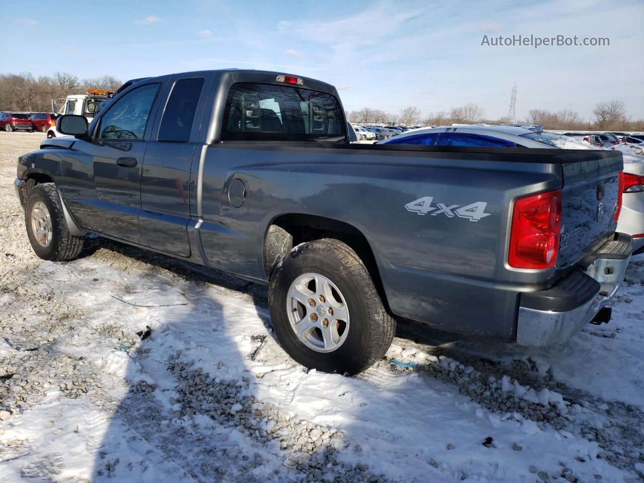 2006 Dodge Dakota Slt Серый vin: 1D7HW42N16S706852