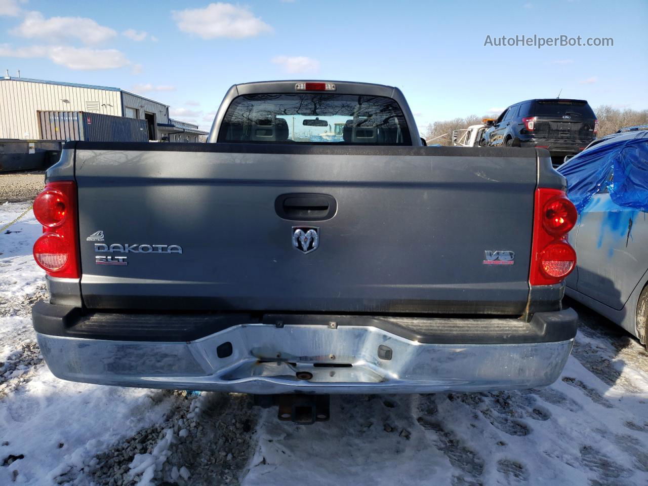 2006 Dodge Dakota Slt Серый vin: 1D7HW42N16S706852