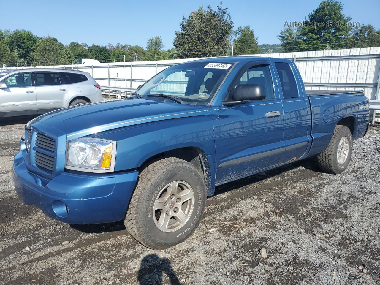 2006 Dodge Dakota Slt Blue vin: 1D7HW42N56S501874