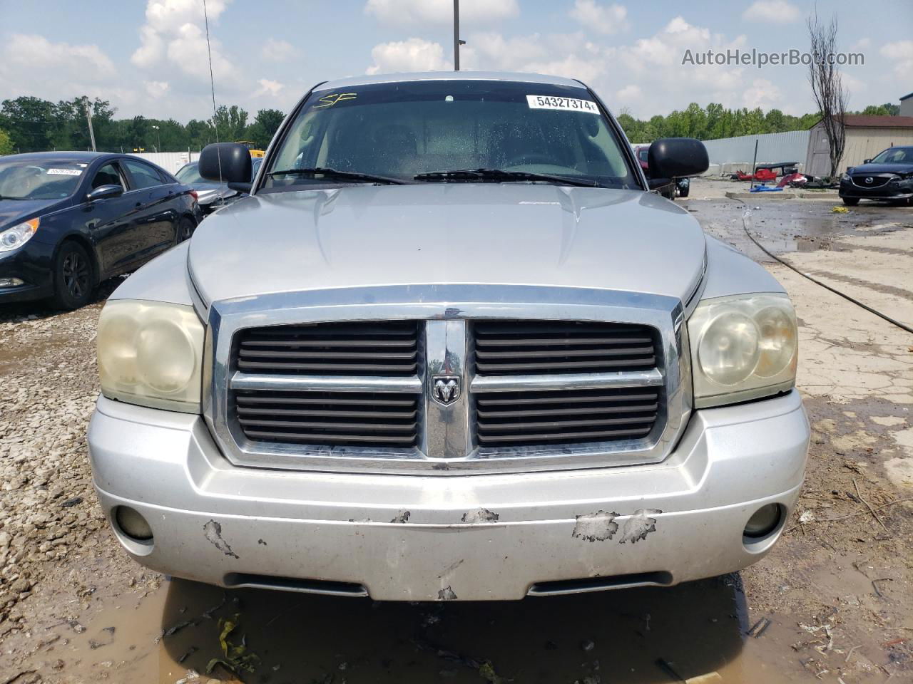 2006 Dodge Dakota Quad Slt Silver vin: 1D7HW48J96S524269