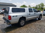 2006 Dodge Dakota Quad Slt Silver vin: 1D7HW48J96S524269