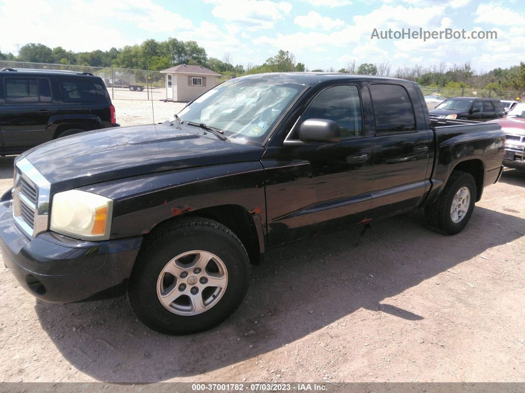 2006 Dodge Dakota Slt Black vin: 1D7HW48K86S535661