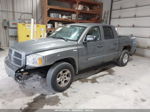 2006 Dodge Dakota Slt Gray vin: 1D7HW48N36S506790