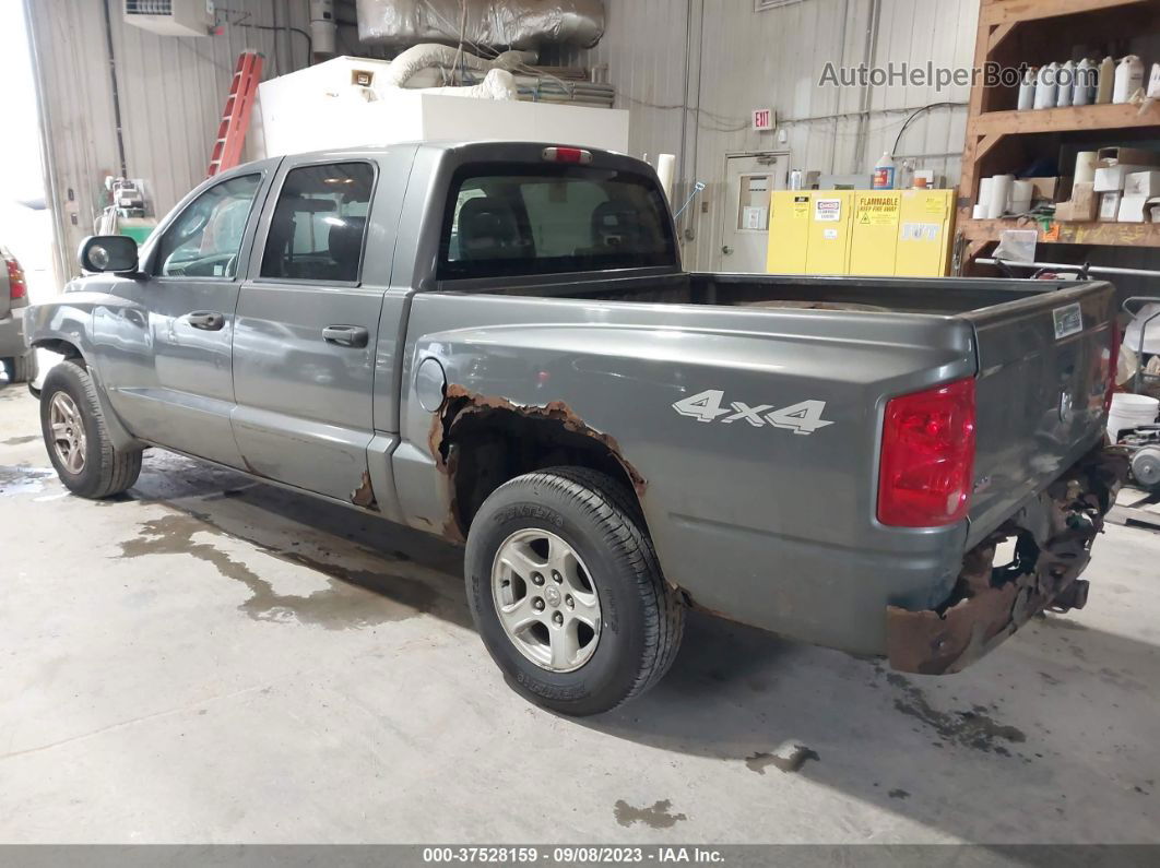 2006 Dodge Dakota Slt Gray vin: 1D7HW48N36S506790