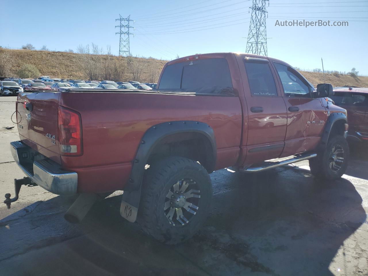 2006 Dodge Ram 2500 St Red vin: 1D7KS28C06J137297