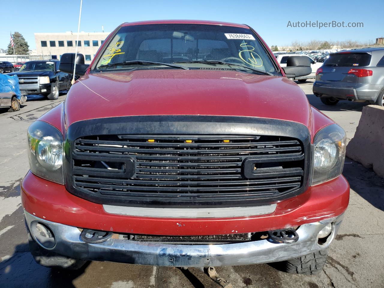 2006 Dodge Ram 2500 St Red vin: 1D7KS28C06J137297