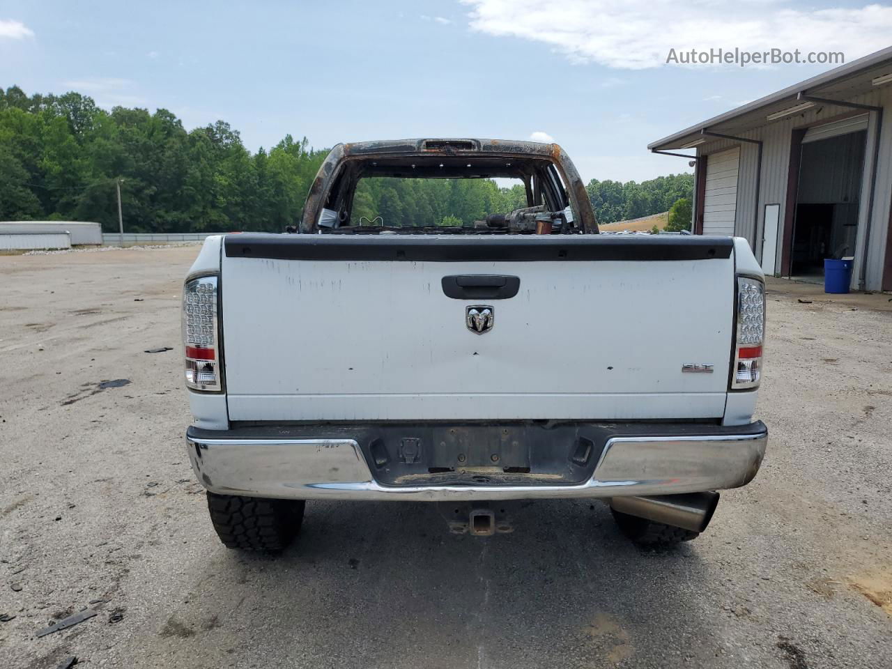 2006 Dodge Ram 2500 St White vin: 1D7KS28C06J158814