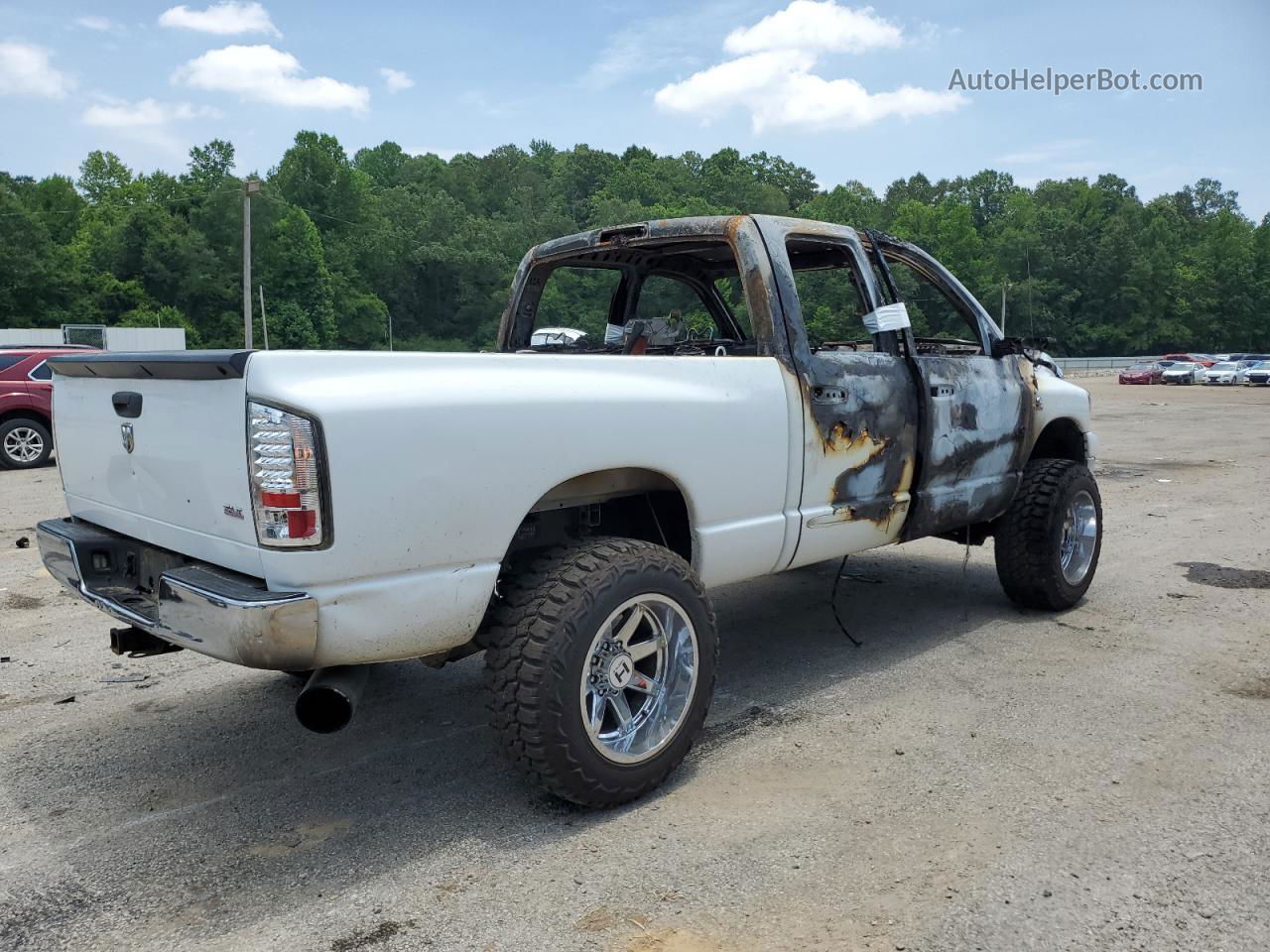 2006 Dodge Ram 2500 St Белый vin: 1D7KS28C06J158814