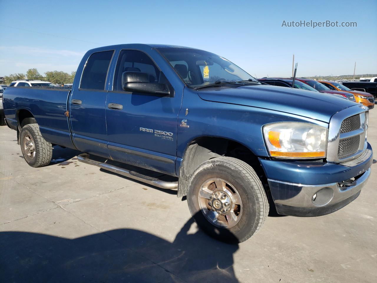 2006 Dodge Ram 2500 St Blue vin: 1D7KS28C06J163608