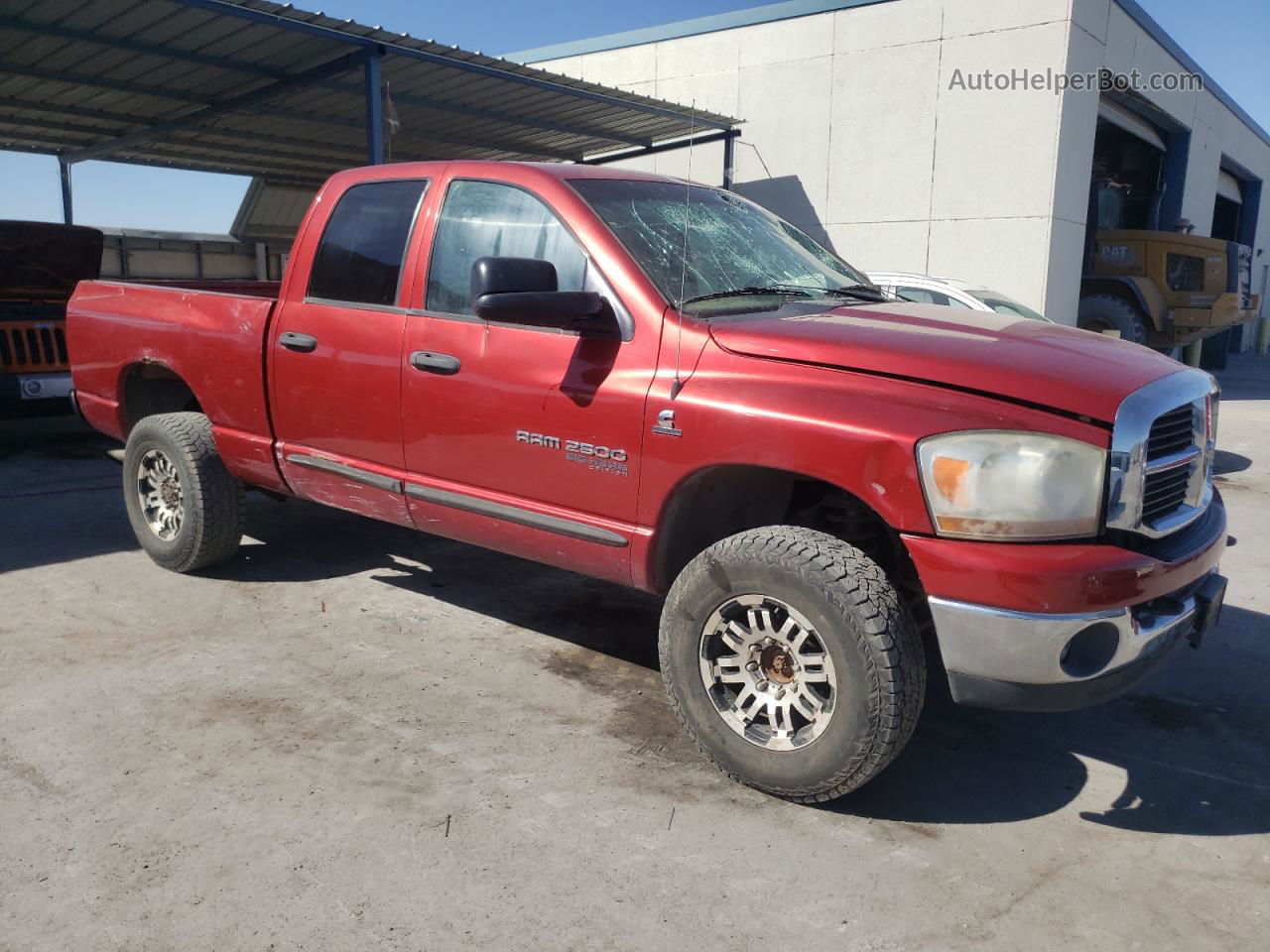 2006 Dodge Ram 2500 St Red vin: 1D7KS28C26J172441