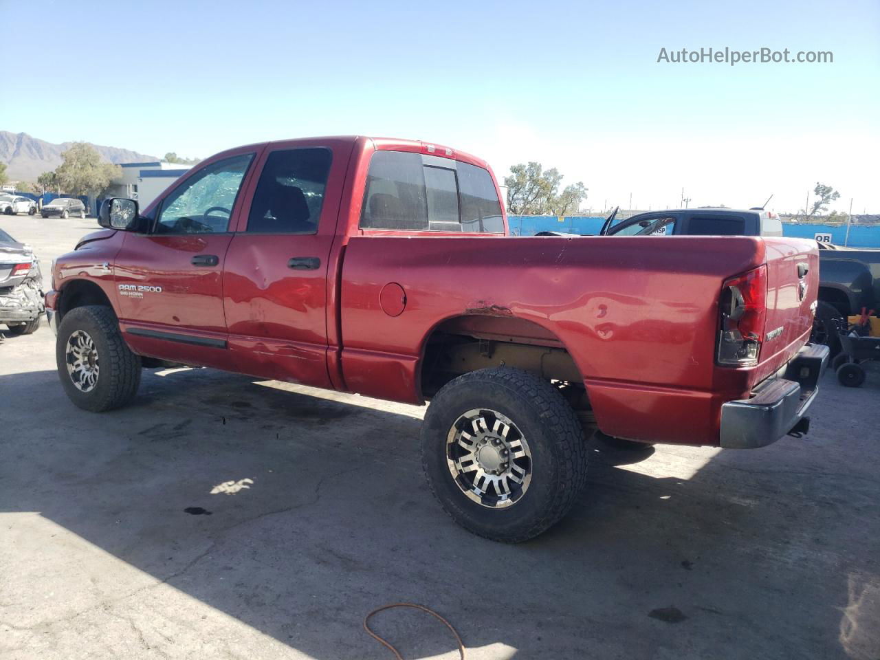 2006 Dodge Ram 2500 St Red vin: 1D7KS28C26J172441