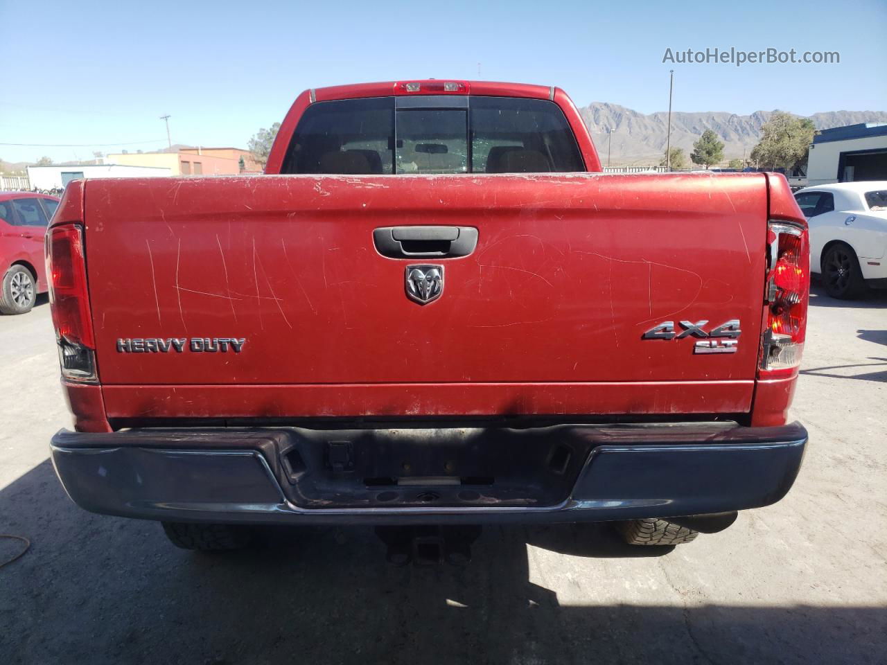 2006 Dodge Ram 2500 St Red vin: 1D7KS28C26J172441