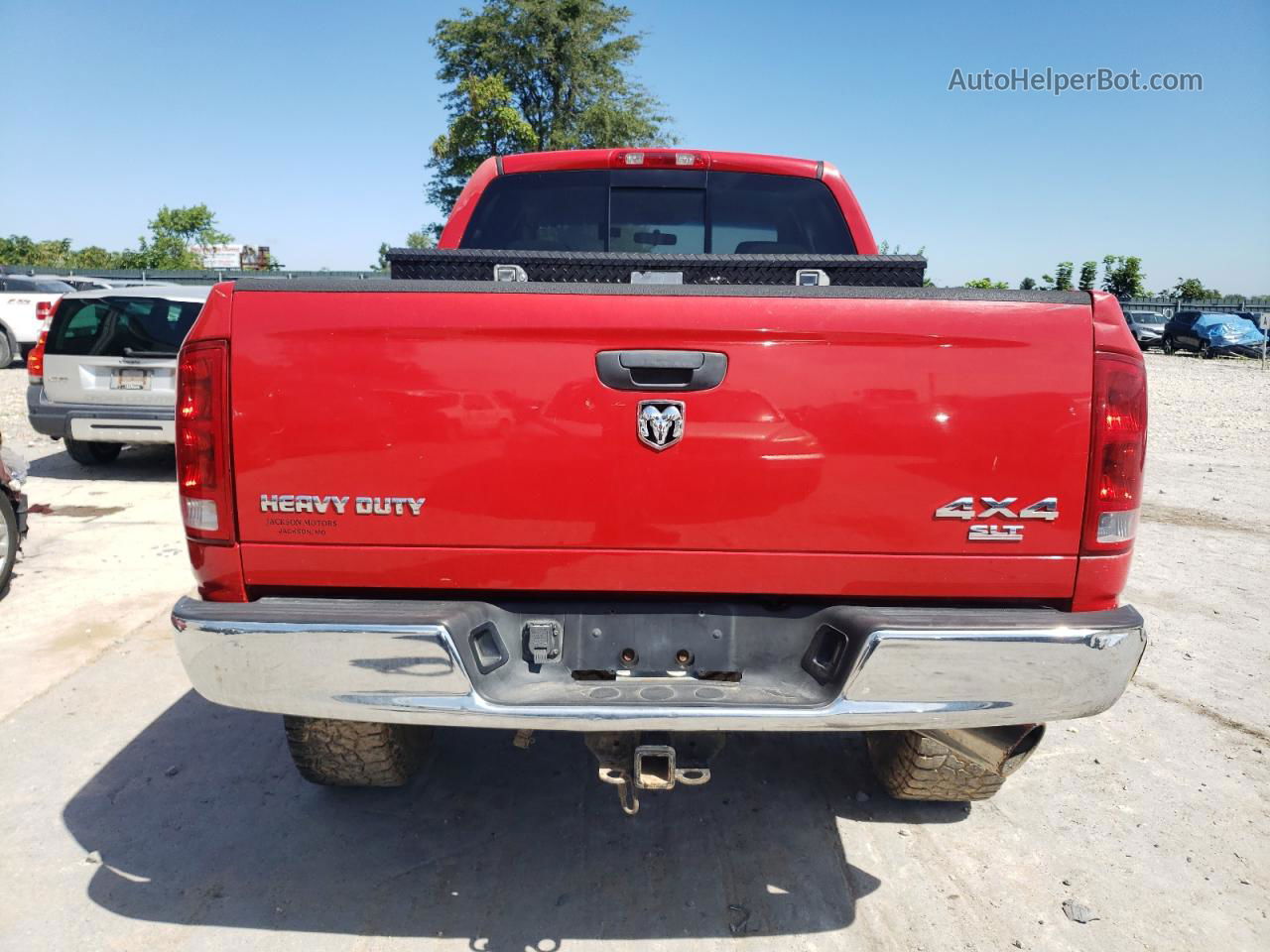 2006 Dodge Ram 2500 St Red vin: 1D7KS28C36J138492