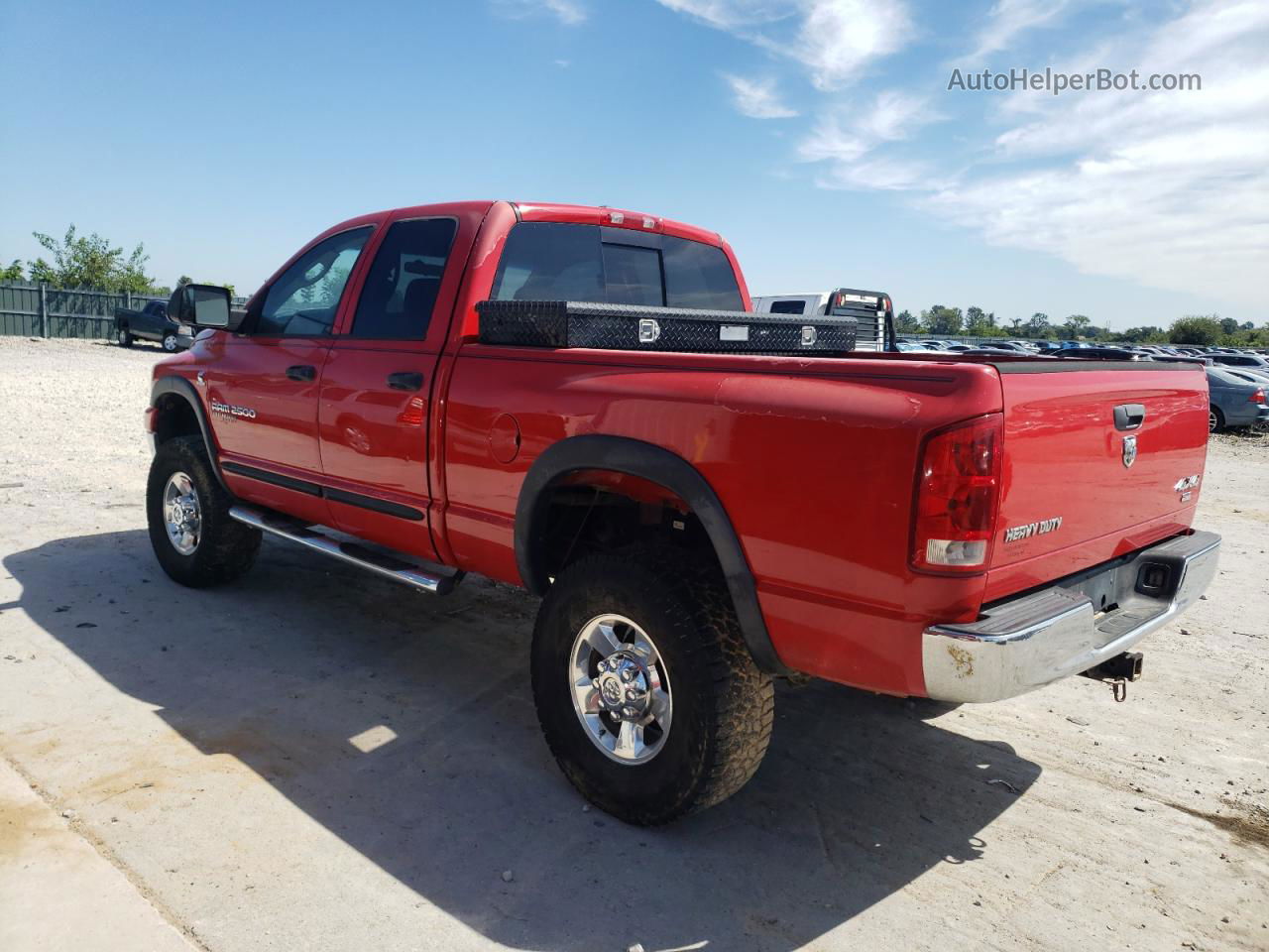 2006 Dodge Ram 2500 St Red vin: 1D7KS28C36J138492