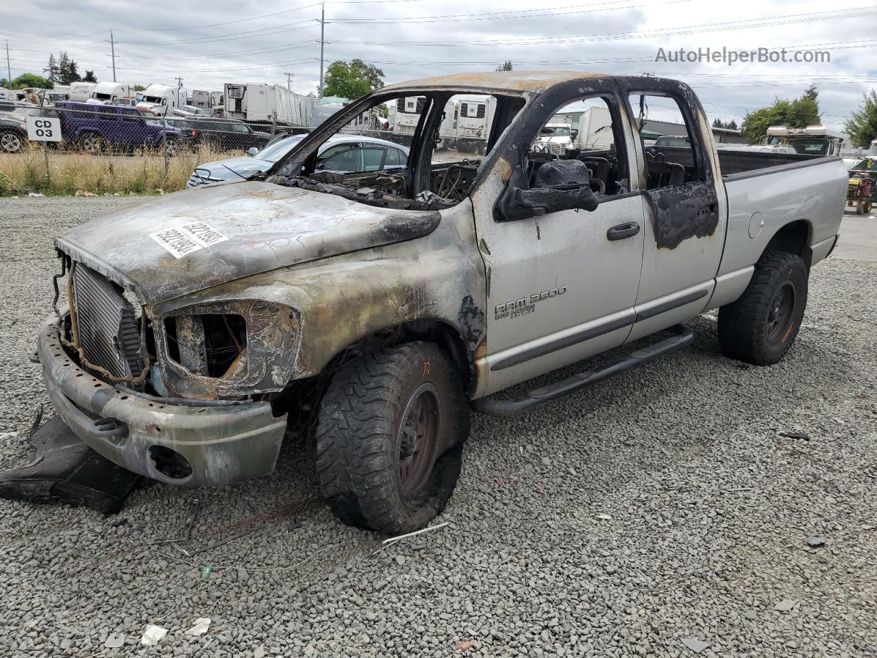 2006 Dodge Ram 2500 St Silver vin: 1D7KS28C36J165191