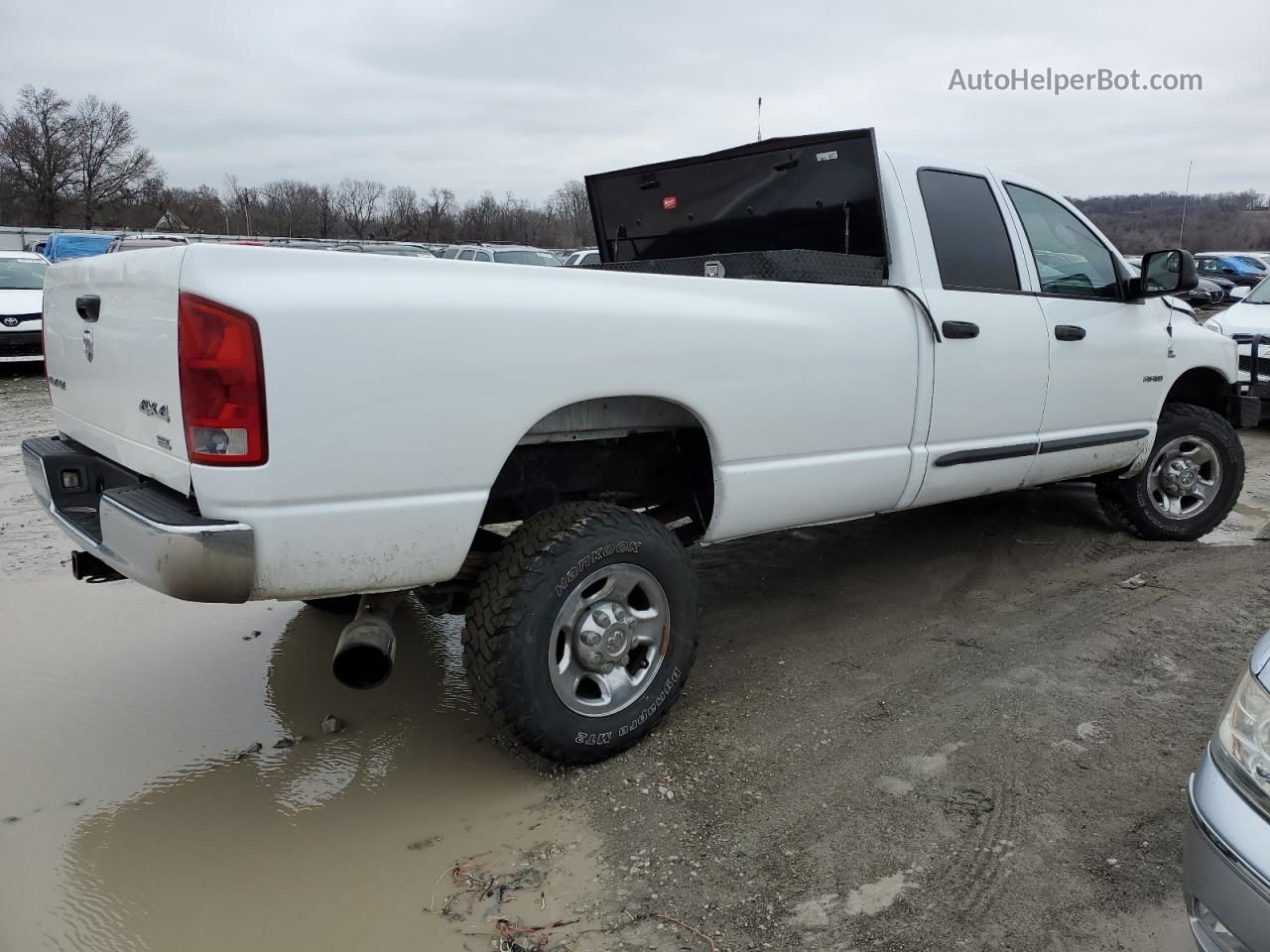 2006 Dodge Ram 2500 St White vin: 1D7KS28C36J246093