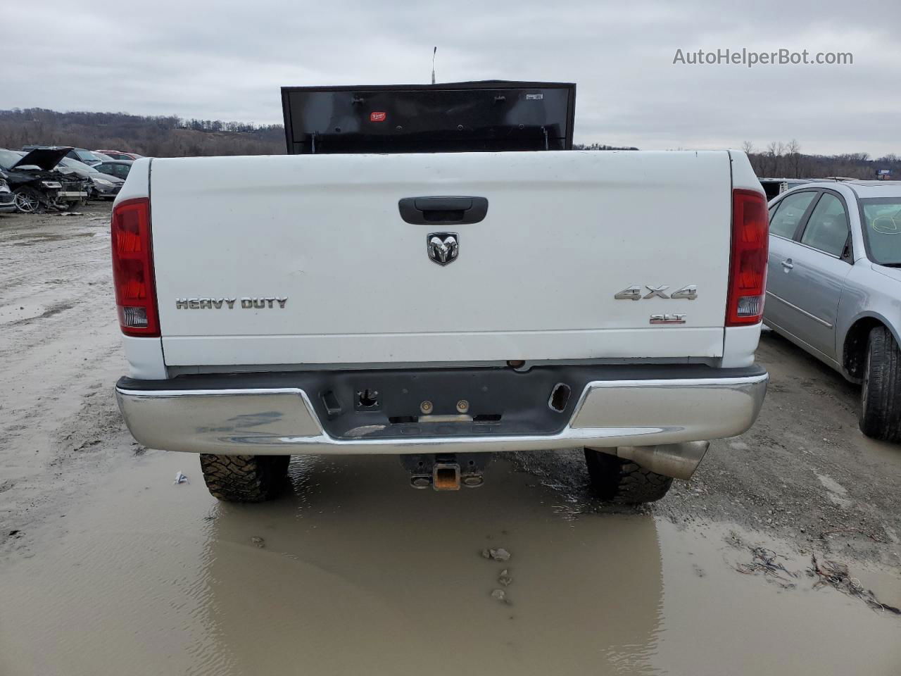 2006 Dodge Ram 2500 St White vin: 1D7KS28C36J246093