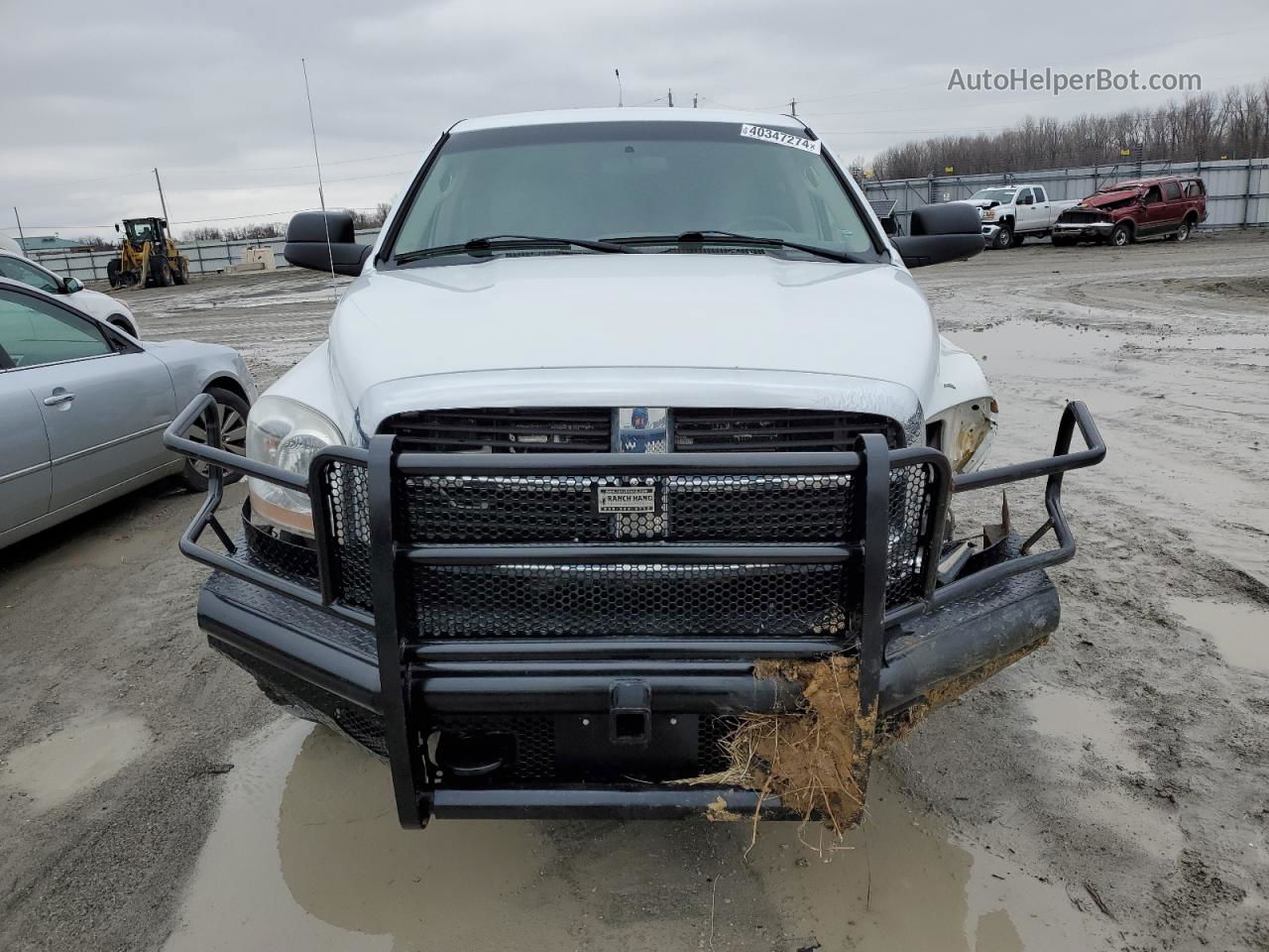 2006 Dodge Ram 2500 St White vin: 1D7KS28C36J246093