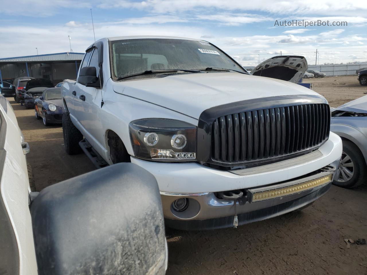 2006 Dodge Ram 2500 St Белый vin: 1D7KS28C66J245844