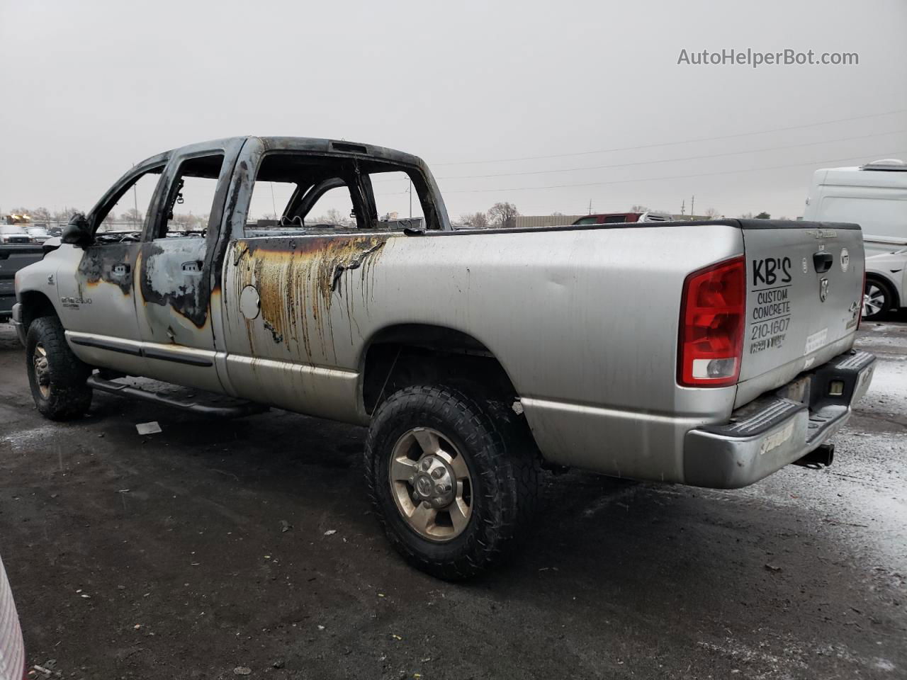 2006 Dodge Ram 2500 St Silver vin: 1D7KS28CX6J137615