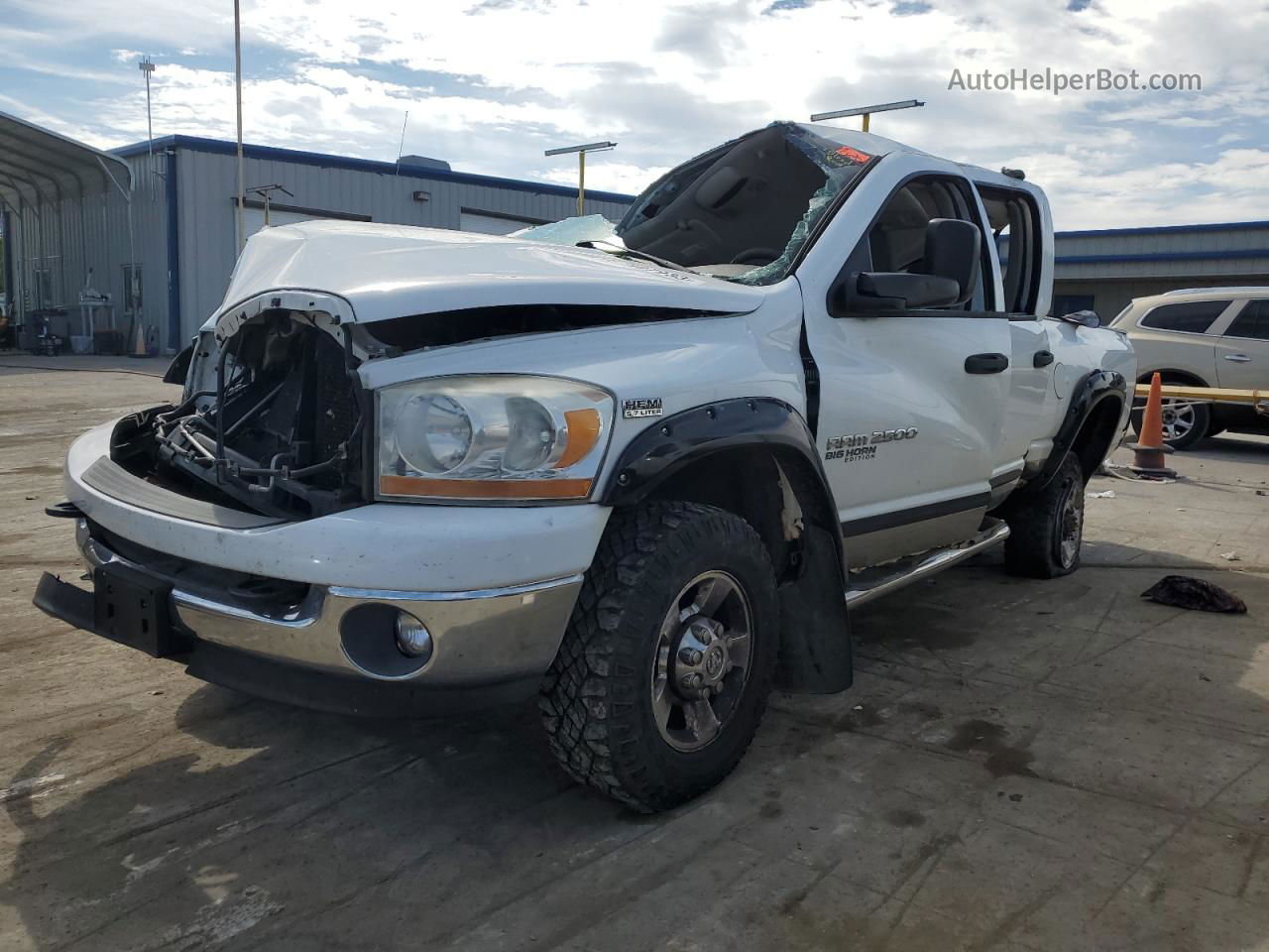 2006 Dodge Ram 2500 St Белый vin: 1D7KS28D06J213478