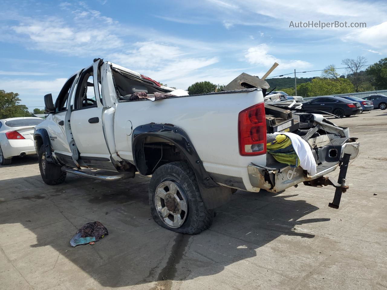 2006 Dodge Ram 2500 St White vin: 1D7KS28D06J213478