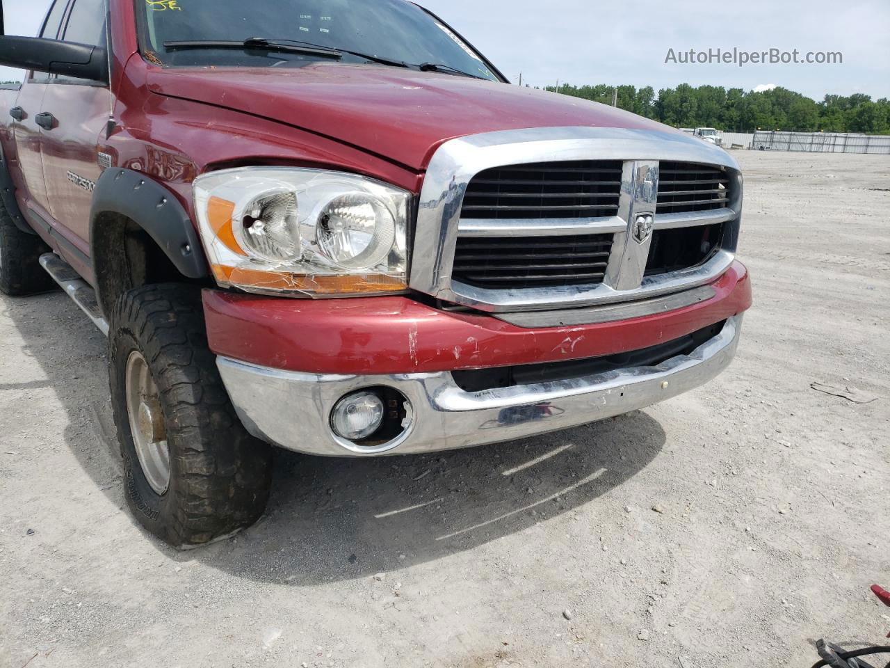 2006 Dodge Ram 2500 St Красный vin: 1D7KS28D26J243811