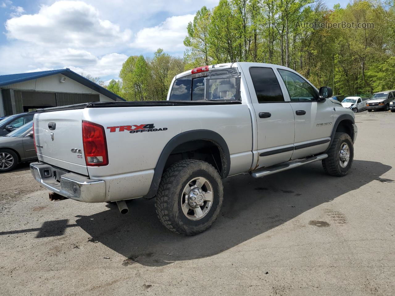 2005 Dodge Ram 2500 St Silver vin: 1D7KS28D85J642138