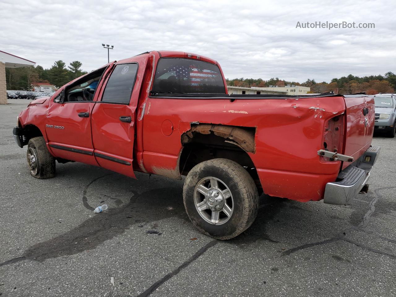 2005 Dodge Ram 2500 St Red vin: 1D7KS28DX5J521644