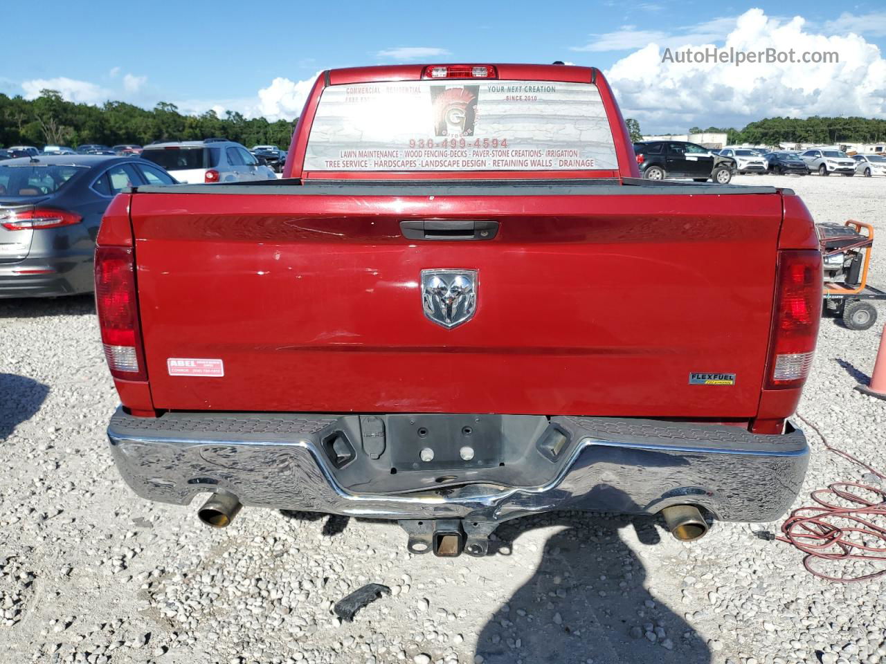 2010 Dodge Ram 1500  Red vin: 1D7RB1CP0AS127083