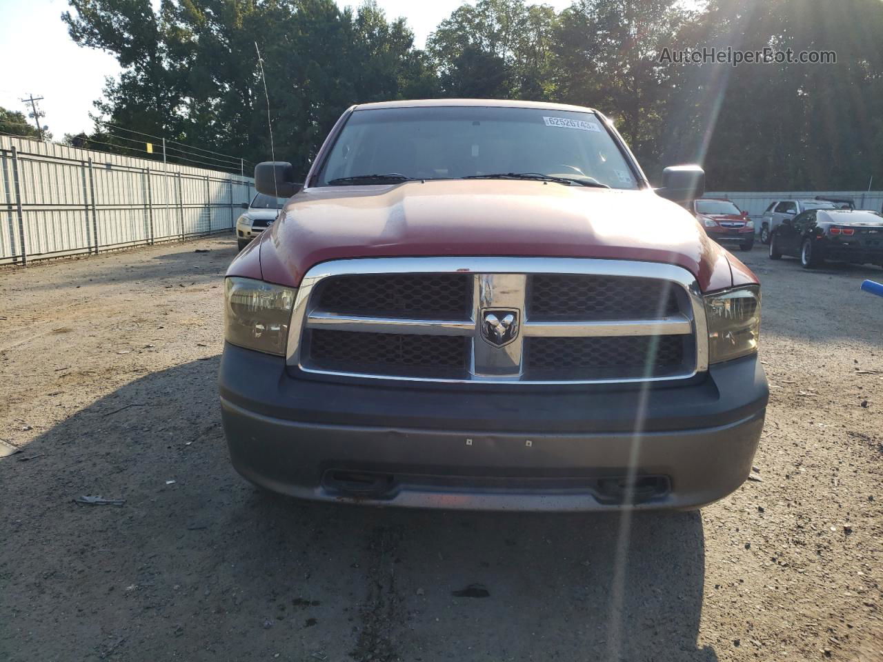 2010 Dodge Ram 1500  Бордовый vin: 1D7RB1CP6AS156328