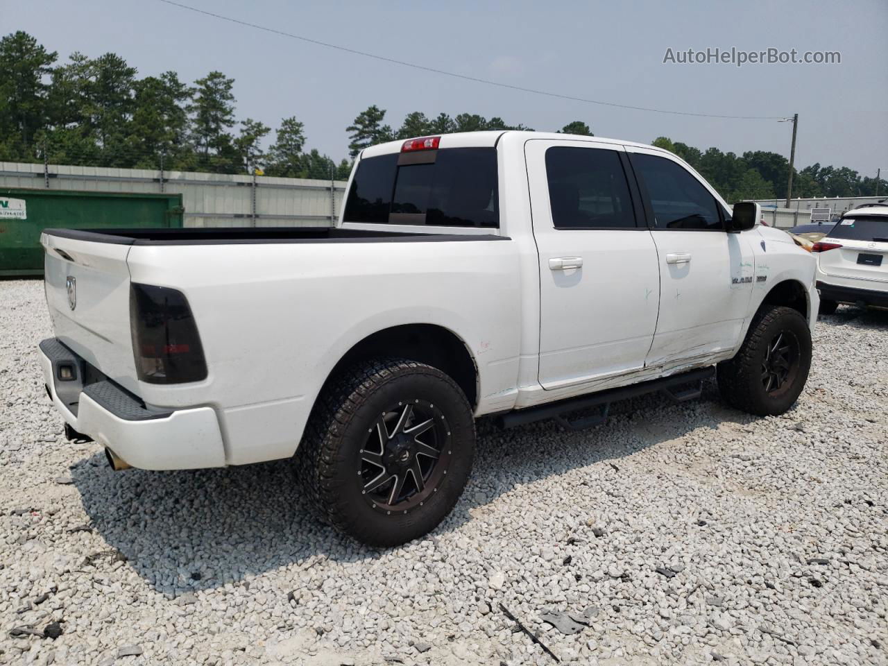 2010 Dodge Ram 1500  White vin: 1D7RB1CT0AS169234