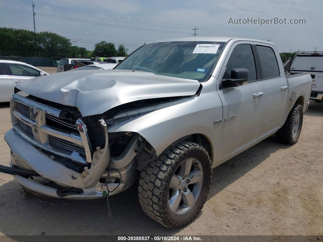 2010 Dodge Ram 1500 Slt/sport/trx Silver vin: 1D7RB1CT1AS247939