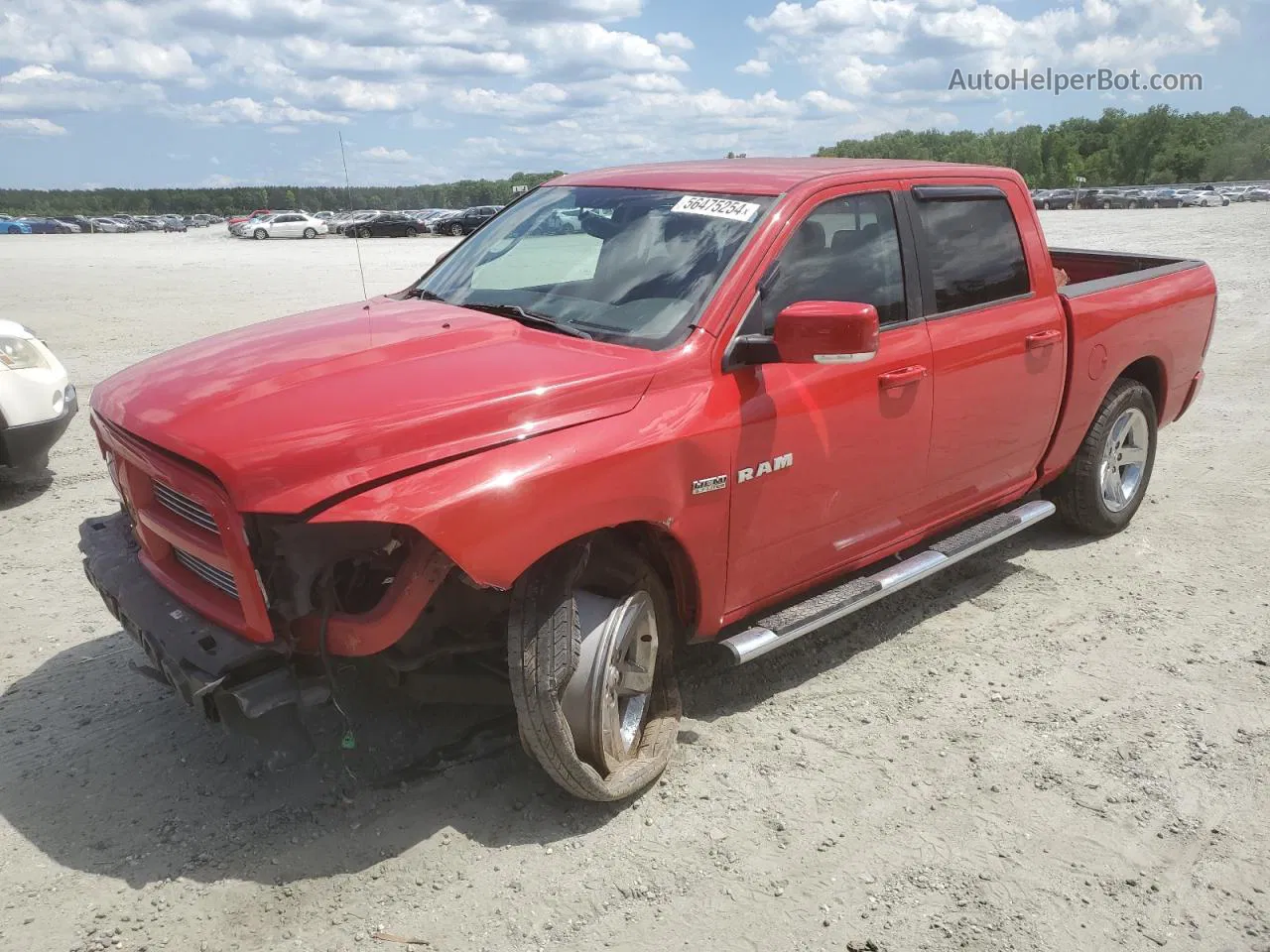 2010 Dodge Ram 1500  Red vin: 1D7RB1CT2AS213251